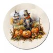 Halloween koszorúközép - választható
