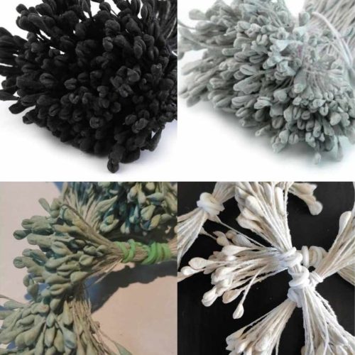 Lapos matt színes porzók