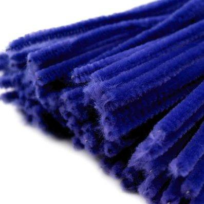 Sötétkék zsenília drót