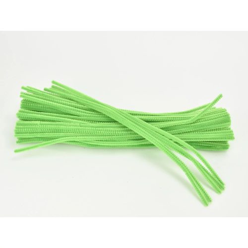 Világoszöld zsenília drót