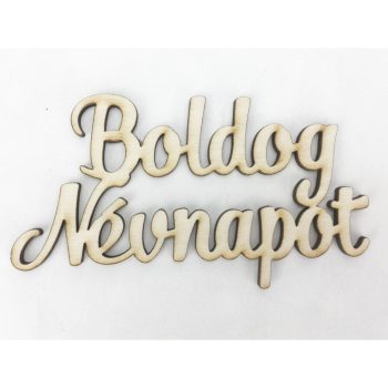 Boldog névnapot felirat
