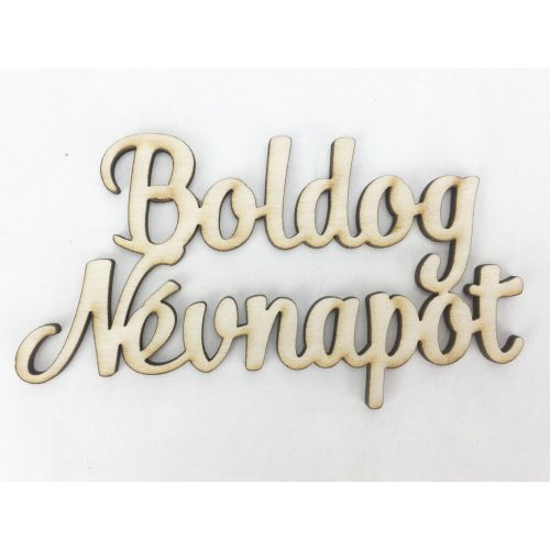 Boldog névnapot felirat