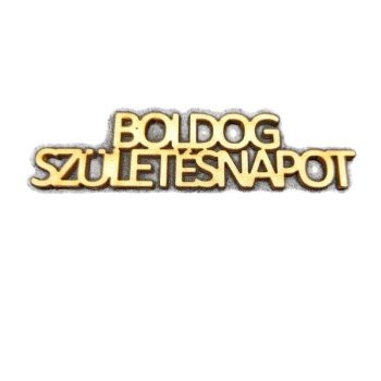 Boldog szülinapot felirat 9 x 2,4 cm