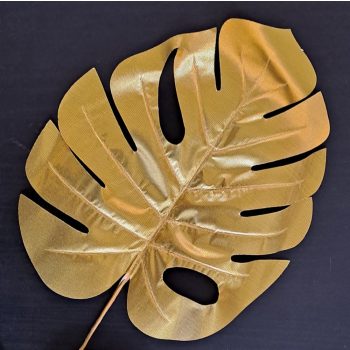 Matt arany csillámos philo levél