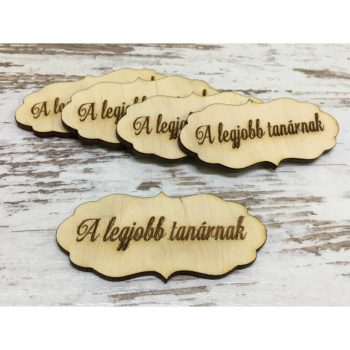 Fodros fa tábla - A legjobb tanárnak