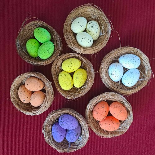 Fészek tojással - csomagban