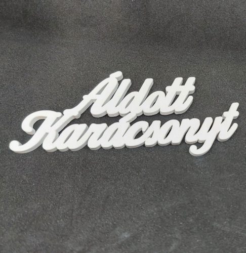 Áldott Karácsonyt felirat 10 cm