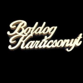 Boldog Karácsonyt felirat választható színekben - 10 cm