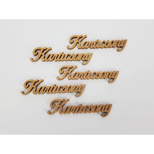 Karácsony felirat - 10 cm