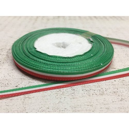 Nemzeti színű szalag - 6mm