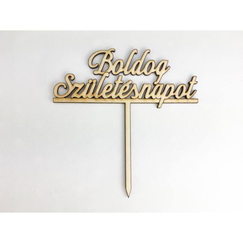 Beszúrós boldog szülinapot felirat 12,5 cm