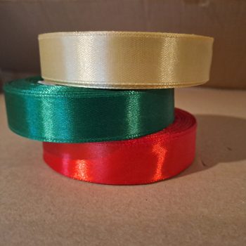 Karácsonyi akciós szatén szalag - 2 cm