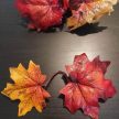 Őszi levélpár két színben - választható!
