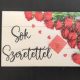 Sok szeretettel - rózsás téglalap