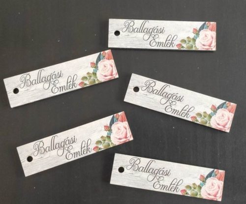 Ballagási emlék - fűzhető biléta