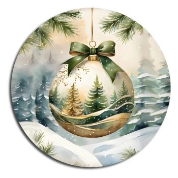 Karácsonyi koszorú közép -választható