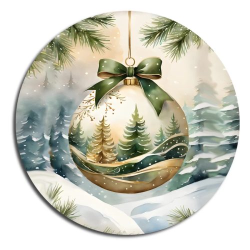 Karácsonyi koszorú közép -választható