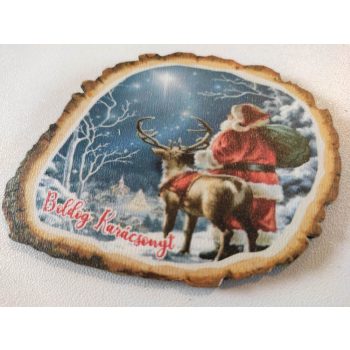 Boldog Karácsonyt - Télapó szarvassal