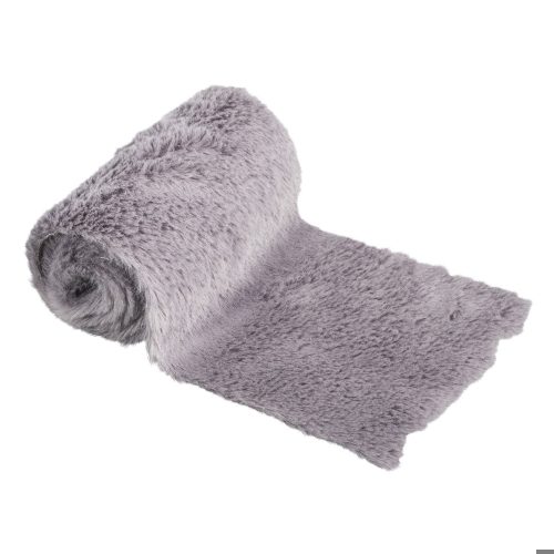 Rövid szőrű plüss szalag - 10 x 85 cm