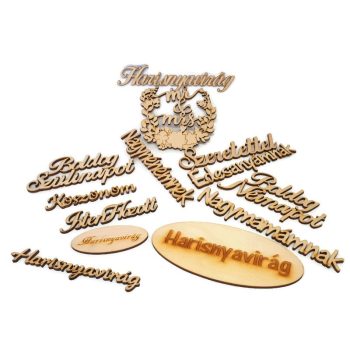 Fa feliratok, fa termékek