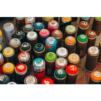 Festékspray, műhó